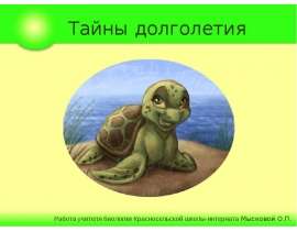 Тайны долголетия