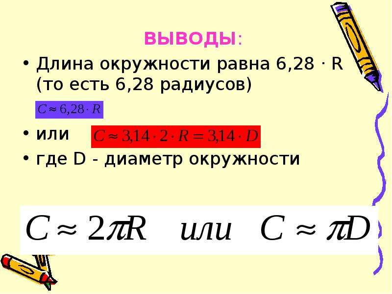 Длина окружности решения. Вывести длину окружности. Вывод длины окружности. Чему равна длина окружности. Выведение формулы длины окружности.