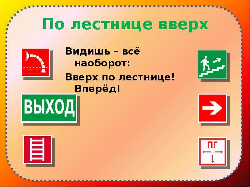 Знаки презентация 1 класс