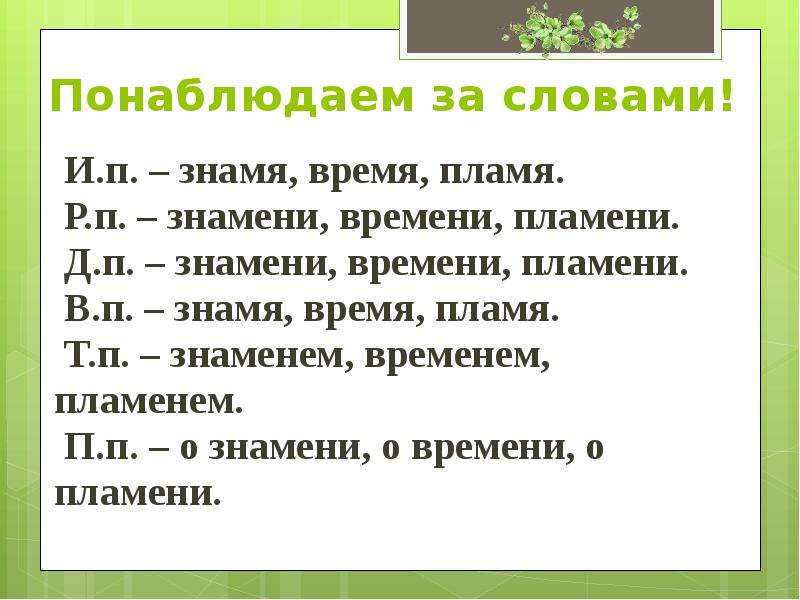 Разносклоняемые и несклоняемые имена существительные 6 класс презентация