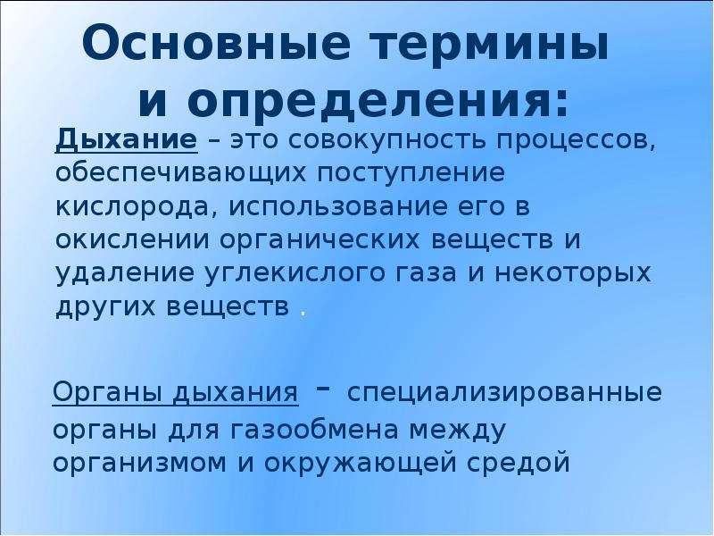 Определение дыхания картинки