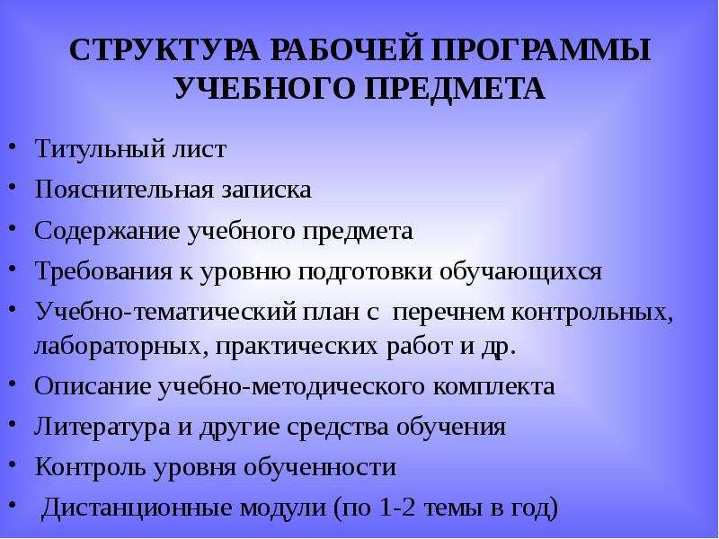 Перечень рабочих программ учебных предметов. Структура рабочей программы учебного предмета. Элементы структуры рабочей программы учебного предмета. Структура учебной рабочей программ. Структурные компоненты рабочей программы.