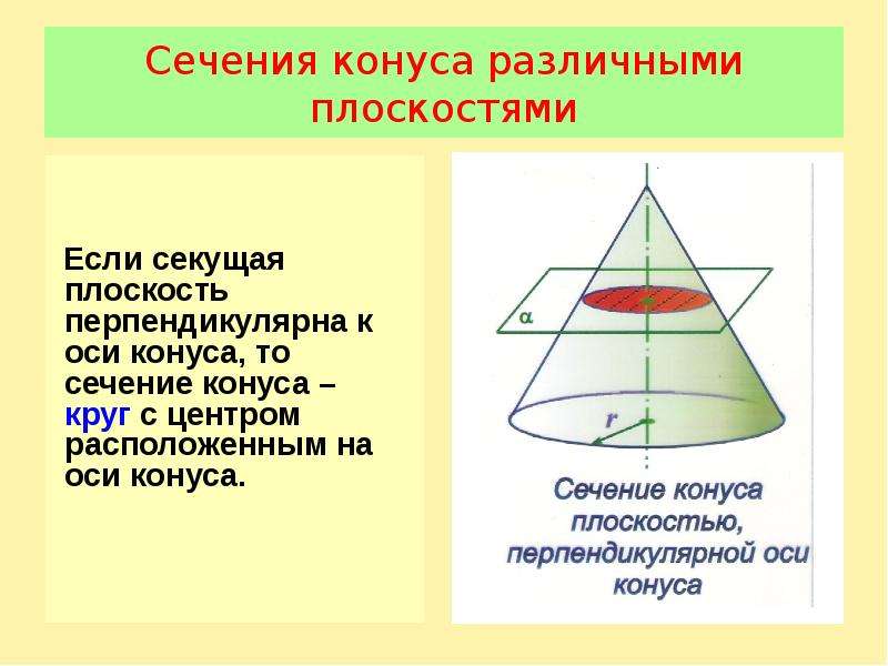 Конус презентация 9 класс