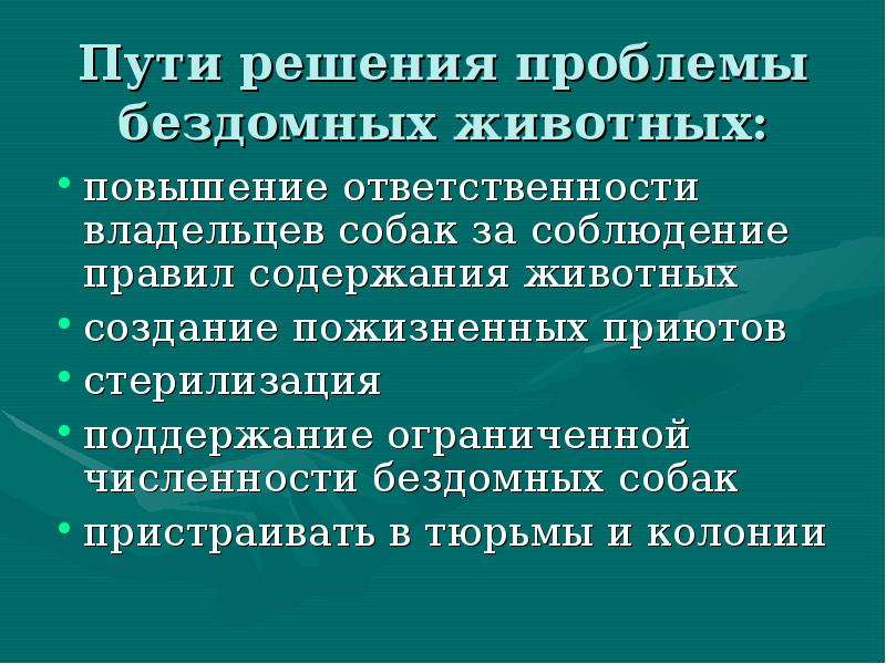 Повышение ответственности. Проблема бездомных животных. Презентация проблема бездомных животных. Схема решение проблемы бездомных животных. Пути решения проблемы бездомных животных 1…...