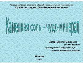 Каменная соль – чудо-минерал