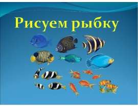 Рисуем рыбку