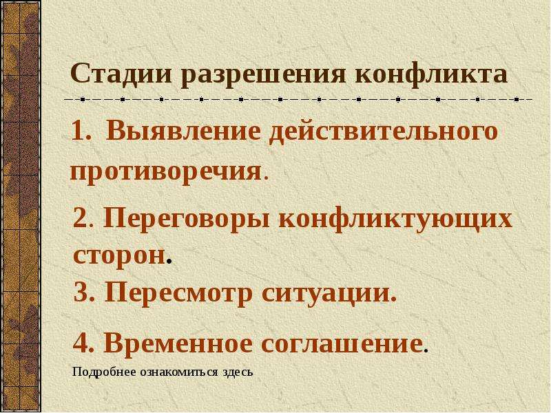 Стадии разрешения конфликта. 4 Стадии разрешение конфликта. 4 Этапа разрешения конфликта. Выявление и разрешение противоречий это.