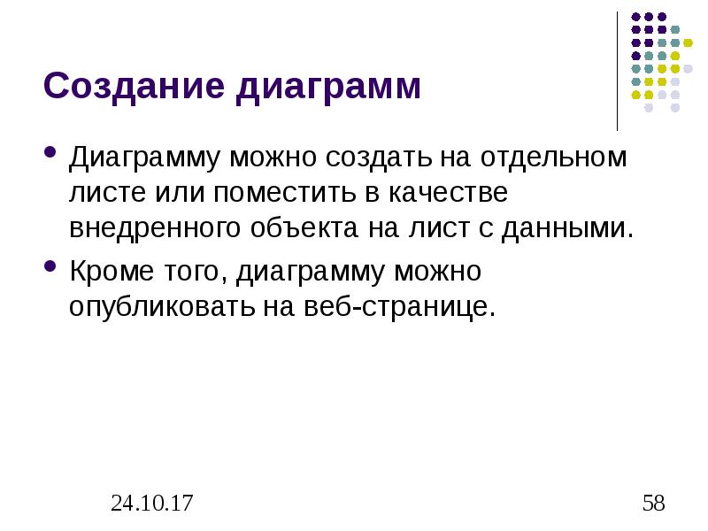 Даю кроме. Правила построения диаграмм. История возникновения диаграмм.