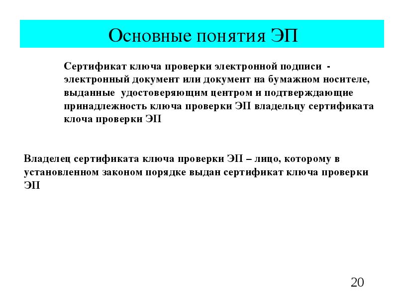 Электронная подпись презентация