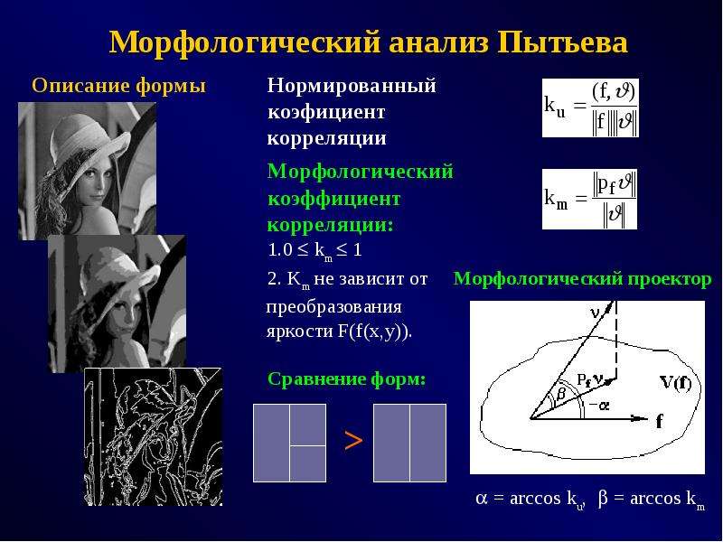 Морфологическое исследование. Анализ изображений. Контурный анализ изображения. Системы анализа изображений. Метод контурного анализа.