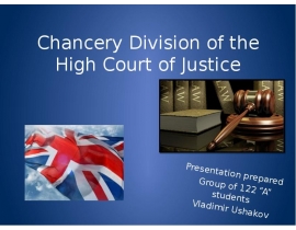 Chancery Division of the High Court of Justice