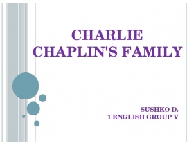 Charlie Chaplin's Family