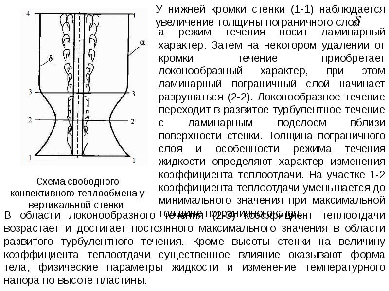 Влияет ли тонкий пограничный слой на теплоотдачу между жидкостью и стенкой