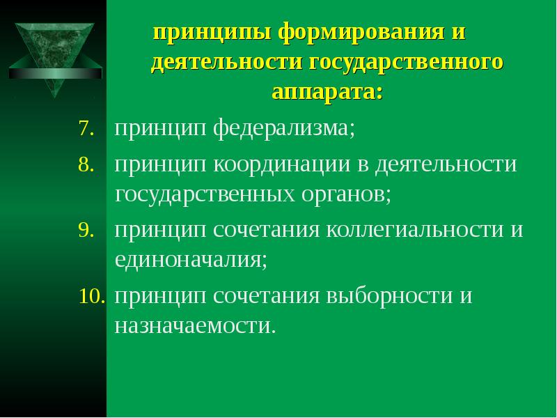 Перечислите признаки государственного аппарата