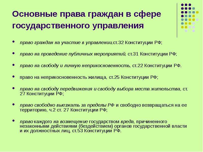 Граждане как субъекты административного права презентация