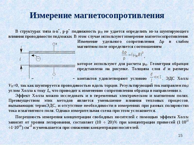 Эффект холла презентация