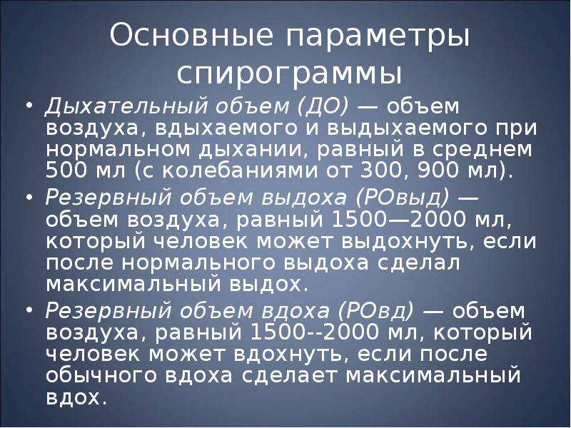 Резервный объем выдоха