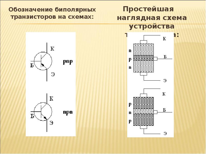 Биполярный транзистор схемы