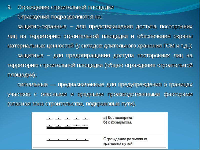 Методика проектирования строительного генерального плана