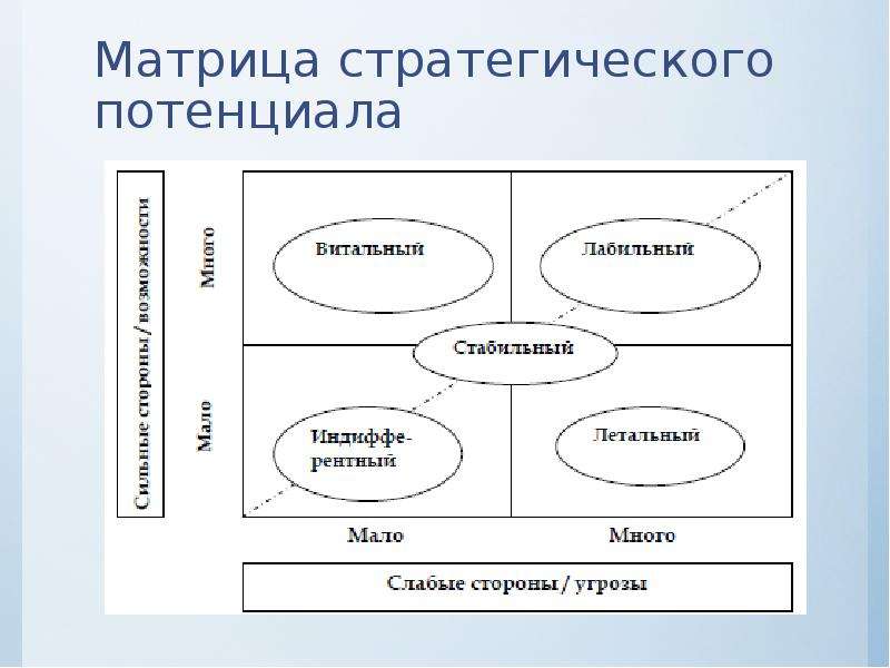 Потенциальная матрица. Матрица стратегического потенциала. Матрица стратегического управления. Стратегический потенциал проекта. Стратегические матрицы в менеджменте.