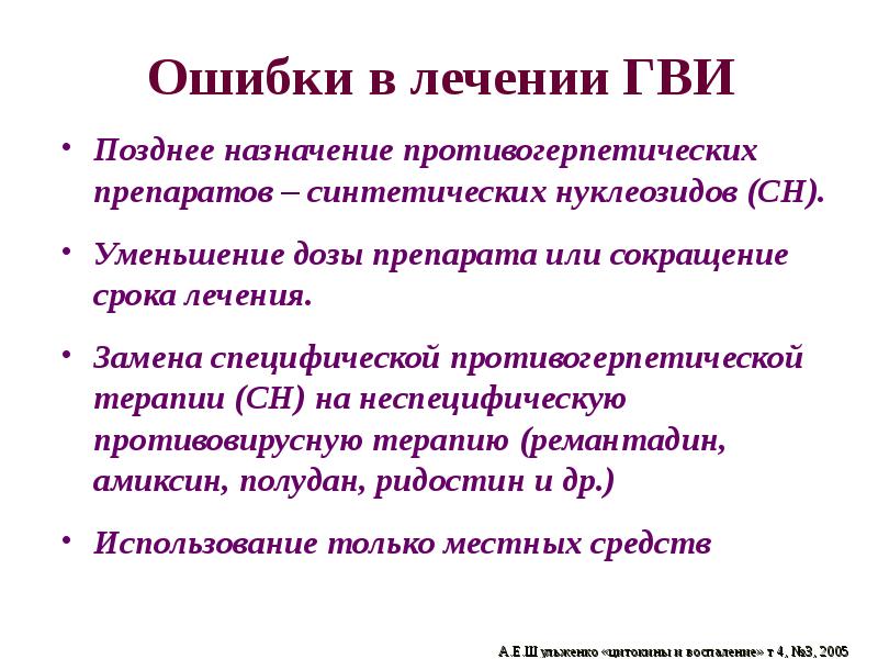 Противогерпетические препараты презентация