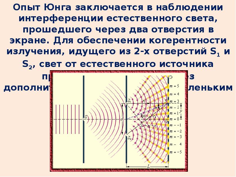 Фото опыт юнга