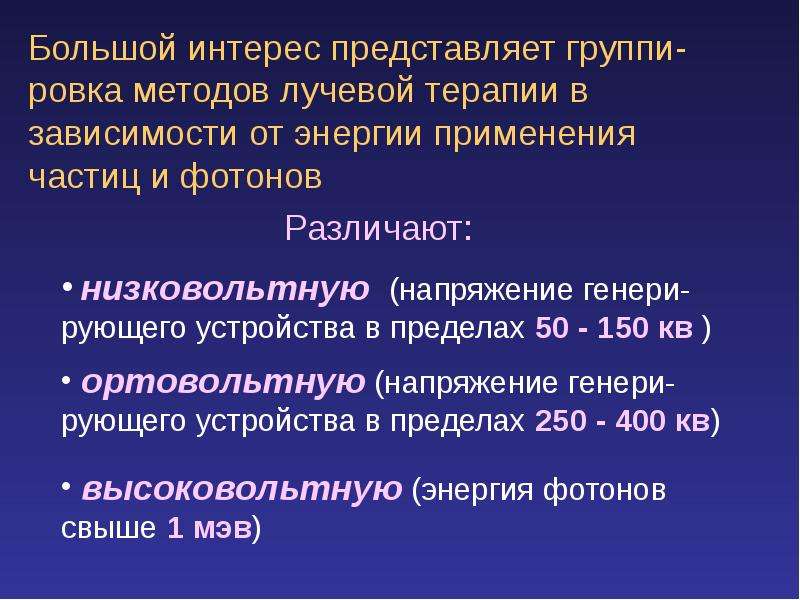 Методы лучевой терапии презентация