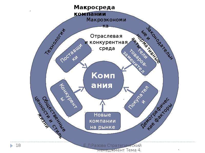 Макросреда проекта это