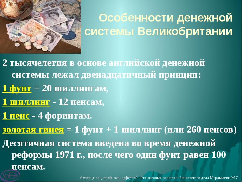 Законы денежной системы