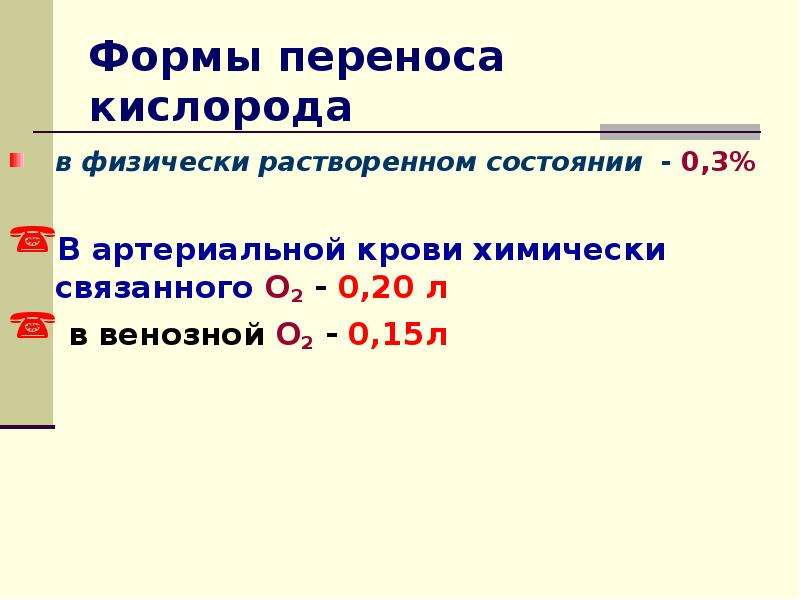 Жидкости переносящие кислород