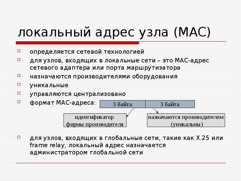 Ошибка адреса в протоколе