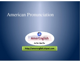 American pronunciation