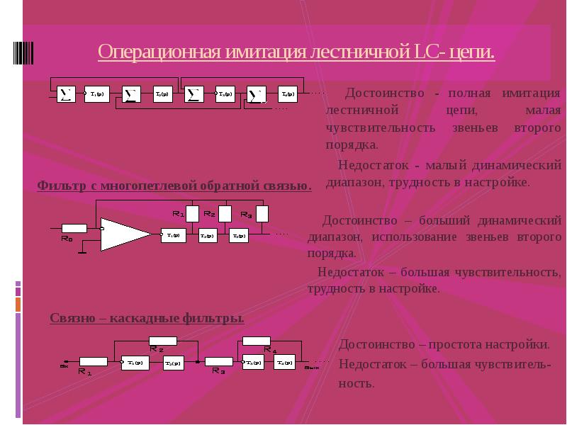 Активные фильтры презентация