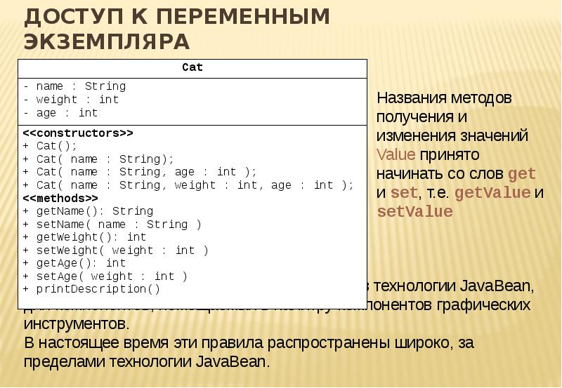 Абстракция и инкапсуляция