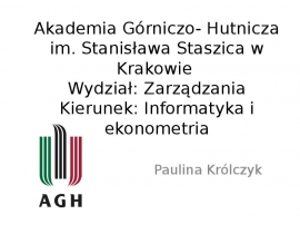 Informatyka i ekonometria