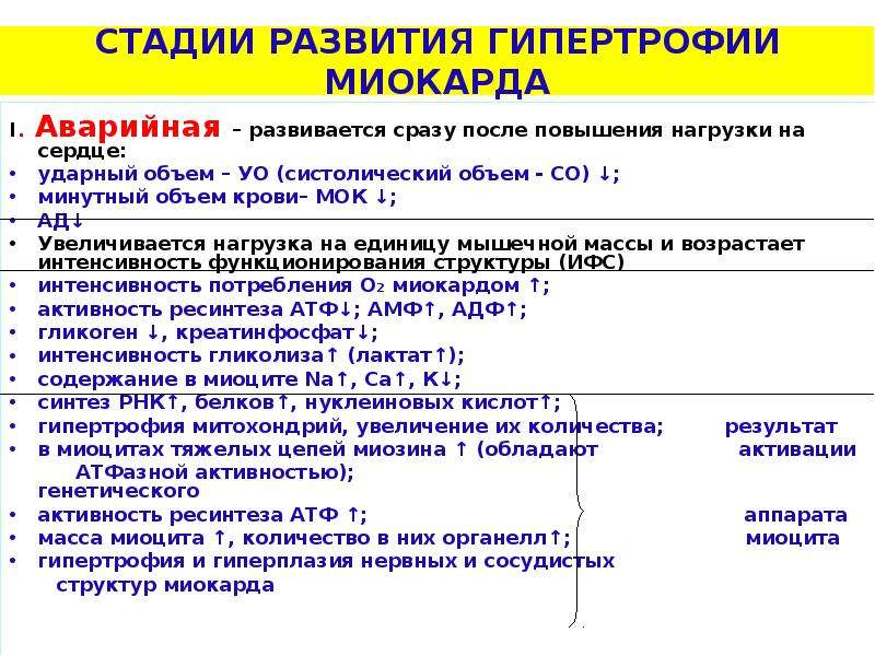 Стадии компенсаторной гиперфункции миокарда. Стадии компенсаторной гипертрофии миокарда. Стадии развития гипертрофии миокарда. Стадии становления гипертрофии миокарда. Гипертрофия сердца классификация.