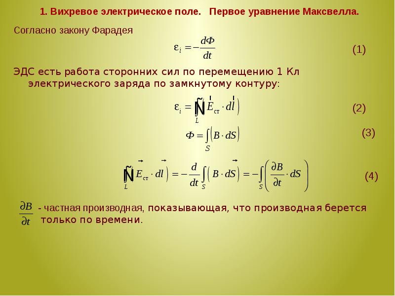 Какая картина мира создана трудами фарадея и максвелла