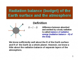 Radiation balance