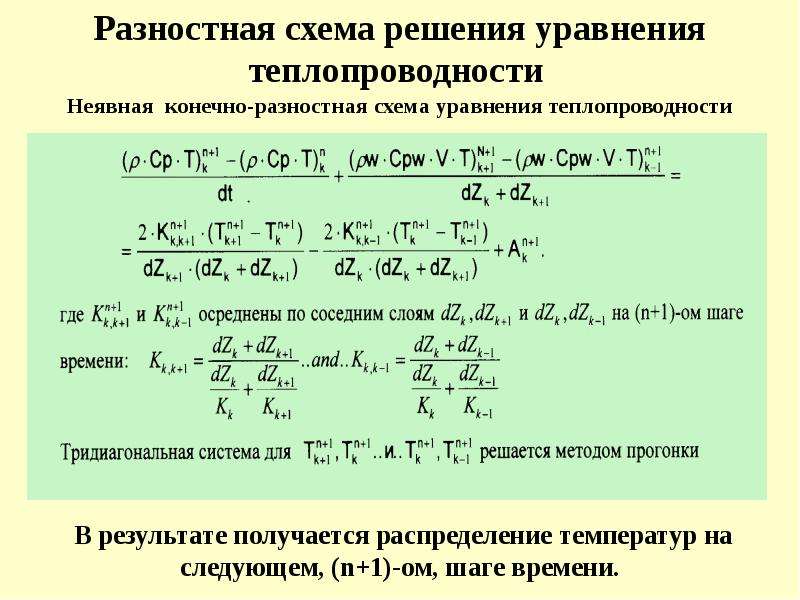 Понятие разностной схемы