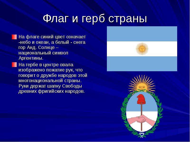 Аргентина фон для презентации