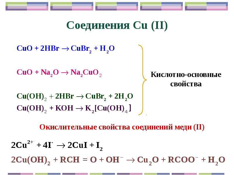 H2o реакция соединения. Cu соединения. Cu реакция соединения. Окраска соединений d-элементов. Соединения меди 2.