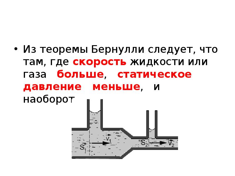 Закон бернулли презентация