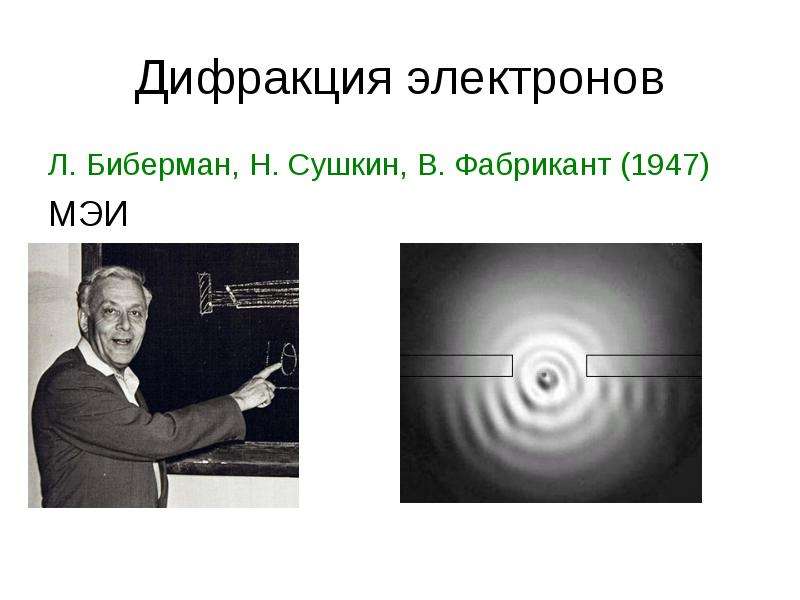 L электрон. Биберман Сушкин Фабрикант. Опыт Бибермана. Эксперимент Бибермана Сушкина. Опыт фабриканта.