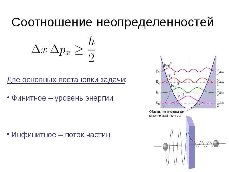 Поток частиц. Соотношение неопределенностей для энергии и времени. Соотношение неопределенностей для энергии. Соотношение неопределенностей задачи.