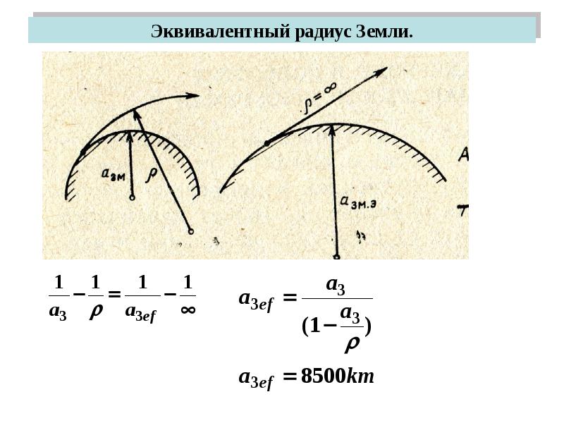 Радиус земли формула. Эквивалентный радиус земли. Эквивалентный радиус земли в радиолокации. Вычисление эквивалентного радиуса земли. Распространение радиоволн в тропосфере земли.