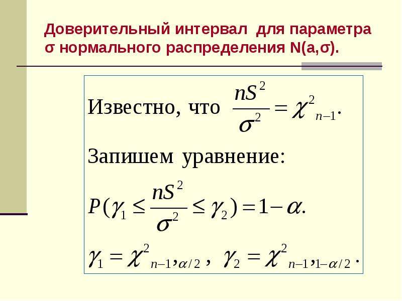 Интервал распределения