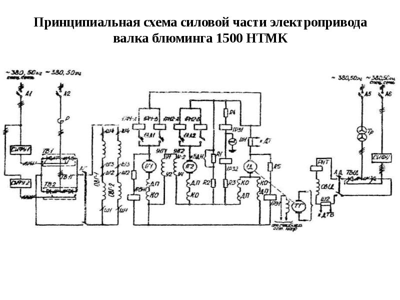 Силовая схема электропривода