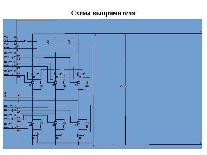 Функциональная схема выпрямителя