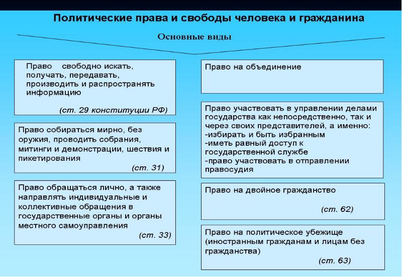 Индивидуальный проект политические права граждан