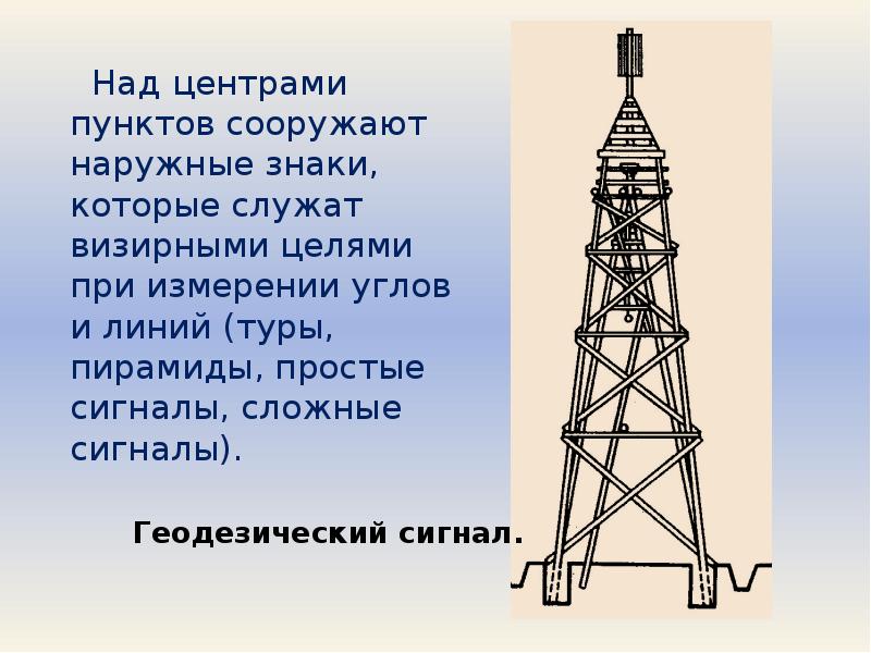 Технический проект геодезической сети специального назначения